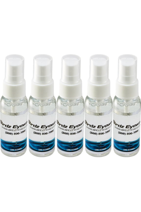 5 Eyeglass Sunglass Lens Cleaner Cleaning Kit with Spray Cloth Tool Key Chain