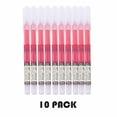 thumbnail image 1 of Under $5 FEOLGEHLY 10Pcs 0.5mm Fine Point Quick Dry Gel Pen, Liquid Ink Gel Pen, Smooth Writing Pen with Red Ink, Journaling Stationery for Office and Daily Use, 1 of 7