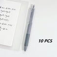 thumbnail image 1 of Under $5 FEOLGEHLY 10Pcs Candy-Color Retractable Black Gel Pen, Plastic Quick Dry Smooth Writing Retractable Gel Pen, Multicolor Stylish Pen for Office, Journaling and Daily Use, 1 of 7