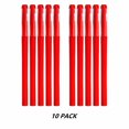 thumbnail image 1 of Under $5 FEOLGEHLY 10Pcs Retractable Gel Pens, Smooth Writing Quick Dry Refillable Fine Point 0.5mm Red Inks Gel Pens, Journaling Pens for Office, Daily Use, 1 of 7