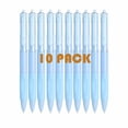 thumbnail image 1 of Under $5 FEOLGEHLY Retractable Gel Pens, 10 Pack Smooth Writing Quick Dry Refillable Fine Point 0.5mm Black Inks Gel Pens, Journaling Pens for Office and Daily Use, 1 of 7