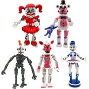 5 FNAF Action Figures - Toys Dolls Gifts Cake Toppers, Five Nights at Freddy's Action Figures 6 inches. Collections or Toys for Children