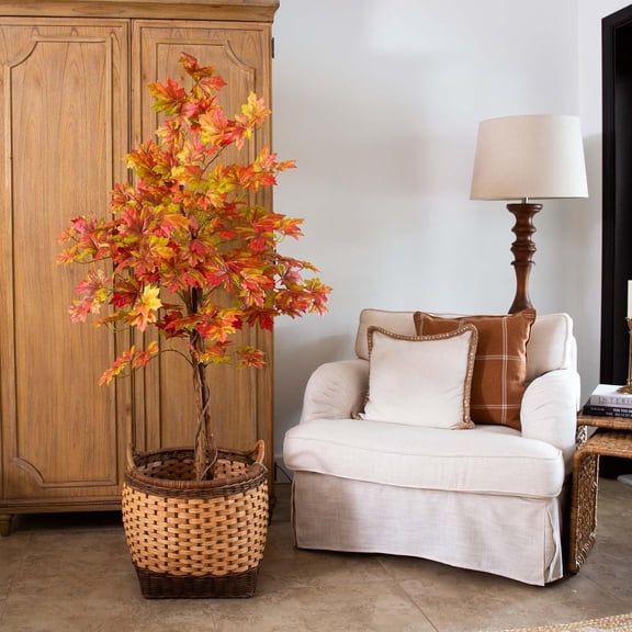 5-FT Deluxe Autumn Artificial Maple Tree