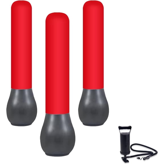 5 FT Inflatable Football Training Dummy and Boxing Dummy Self Righting Tackling Mannequin for Soccer Free Kick Wall Basketball Defender Reusable Practice Equipment
