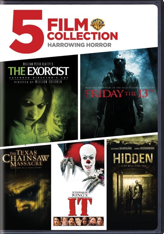 Walmart's 5 Film Collection: Classic Horror Movies Terror Multi