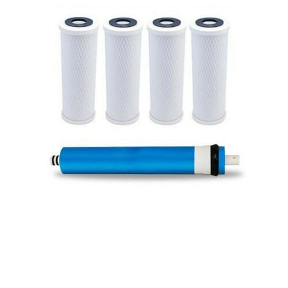 5 Filters For GE FX12P FX12M Compatible Membrane and Pre & Post Filter Set