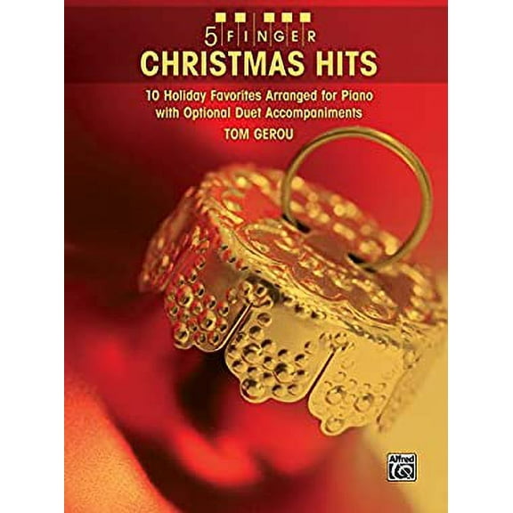 Pre-Owned 5 Finger Christmas Hits : 10 Holiday Favorites Arranged for Piano with Optional Duet Accompaniments (Paperback) 9780739048238