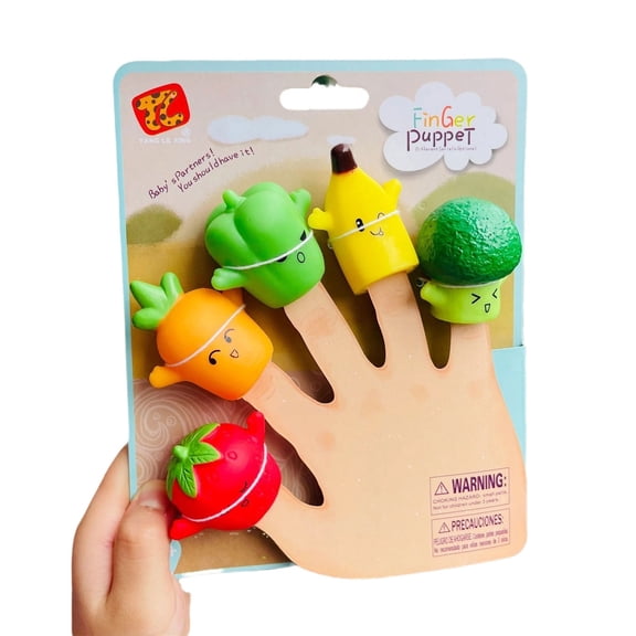 5 Finger Puppets for Toddler Kids Sensory Development Toy Party Goodie Bag Fillers Interactive Gifts