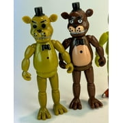 5 Five Nights at Freddy's Party Favors Game Prizes Cake Toppers LED Light FNAF