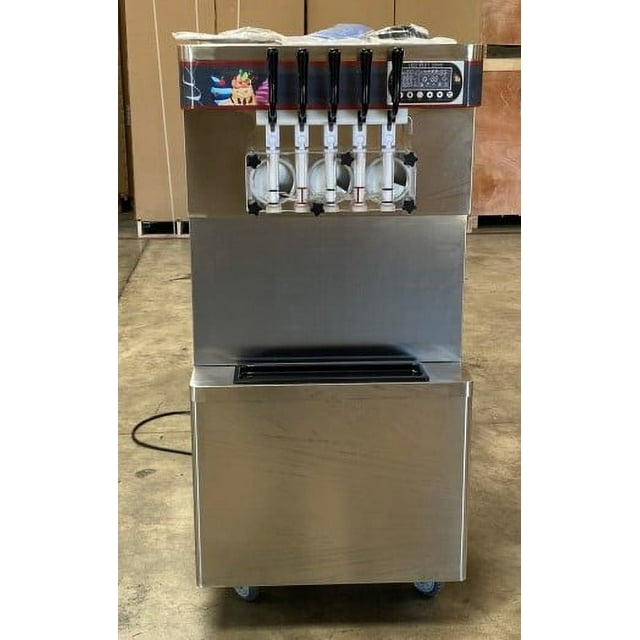 5 Flavors Ice Cream Soft Serve Machine NSF ICM200E