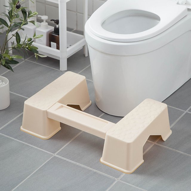 5" Foldable Toilet Potty Stool Heavy Duty Plastic Portable Squatting