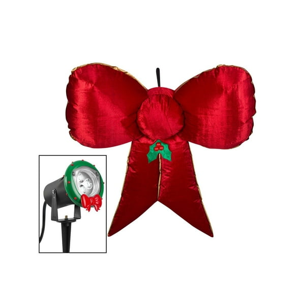 5 Foot Hanging Velvet Bow Airblown Inflatable