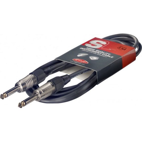 5 Foot Heavy Duty Deluxe Guitar Amp or Other Instrument Cable Stagg #SGC1,5DL