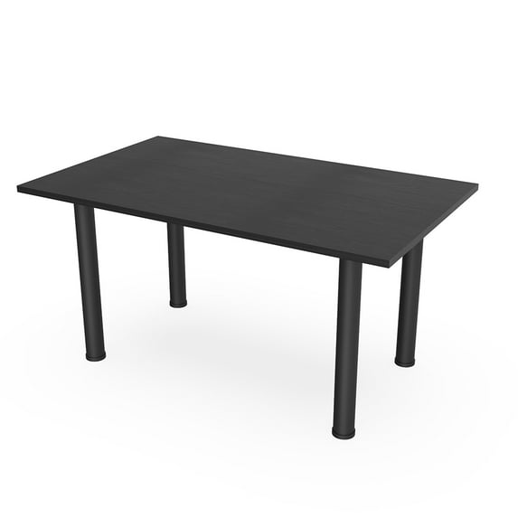 5 Foot Rectangular Conference Table Post Legs Power And Data