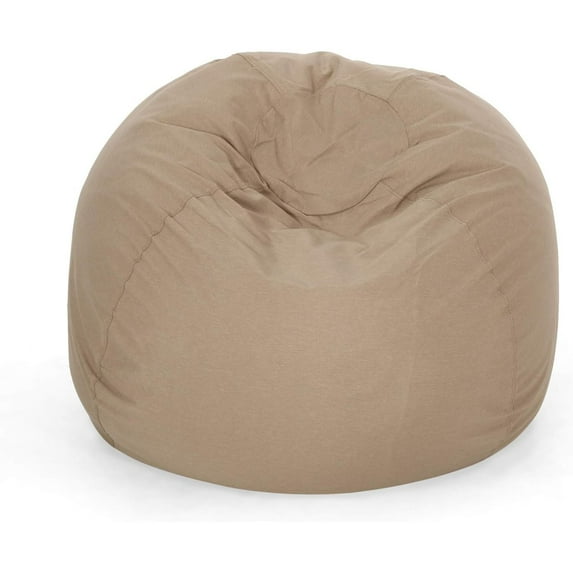 5-Foot Tuscany Shredded Foam Bean Bag Chair Perfect for Kids and Adults, with Removable Microsuede Cover