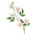 thumbnail image 1 of 5 Fork Simulation Clematis Leaves, Wall Hanging Rattan Artificial Flower Modern Artificial Plants Wedding Decoration, 1 of 6