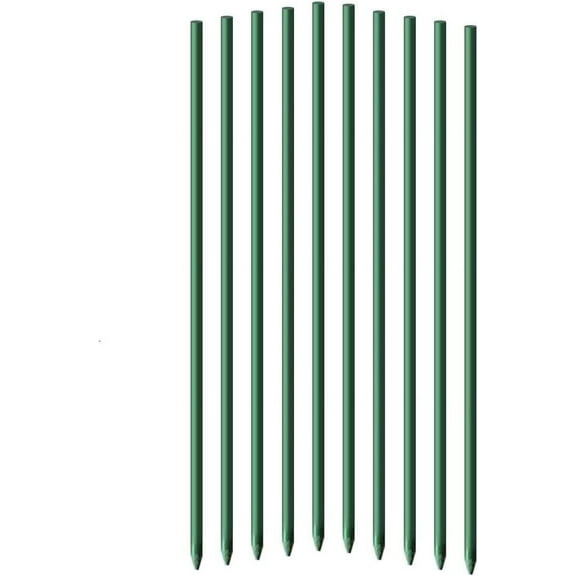 5 Ft 50pack Garden Stakes for Climbing ,1/4" Dia Supports Poles EcoStake Rust-Free Sticks Fence Post (60inch)
