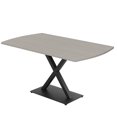 thumbnail image 1 of 5 Ft Arc Rectangle Conference Room Table X Base With Electric Module, 1 of 5