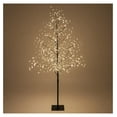 thumbnail image 1 of 5 Ft Black Fairy Light Tree Home Décor Fairy Tree Black Room Decor, 570 Warm White LED Lights, 1 of 7