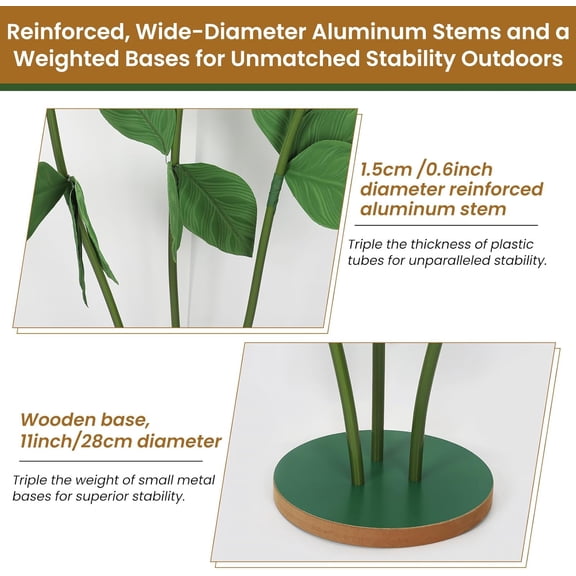 5 Ft Giant Flowers for Decoration with Stand, Features A Thickened Reinforced Stem for Outdoor Stability - Large Paper Flowers, Big Handcrafted Artificial Peony Flowers (White)