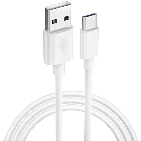 5 Ft. High-Speed USB-C to USB-A Charge & Sync Cable - White