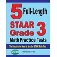 thumbnail image 1 of 5 Full-Length STAAR Grade 3 Math Practice Tests: The Practice You Need to Ace the STAAR Math Test, (Paperback), 1 of 1