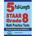 thumbnail image 1 of 5 Full-Length STAAR Grade 8 Math Practice Tests: The Practice You Need to Ace the STAAR Math Test, (Paperback), 1 of 1