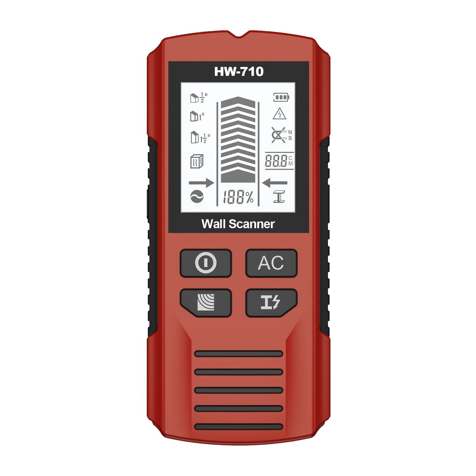 5 Function LCD Display Wall Scanner for Stud Metal AC Wire Electrical Tool