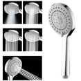 thumbnail image 1 of 5 Functions Shower Head With Handheld, High Pressure Set With Hose Adjustable Bracket And Rubber Washers, Water Saving With Multiple Spray Modes, 1 of 9
