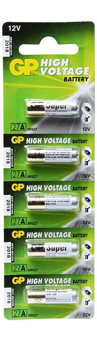 5pcs/lot 12V 27A MN27 27A L828 A27 Super Alkaline battery For