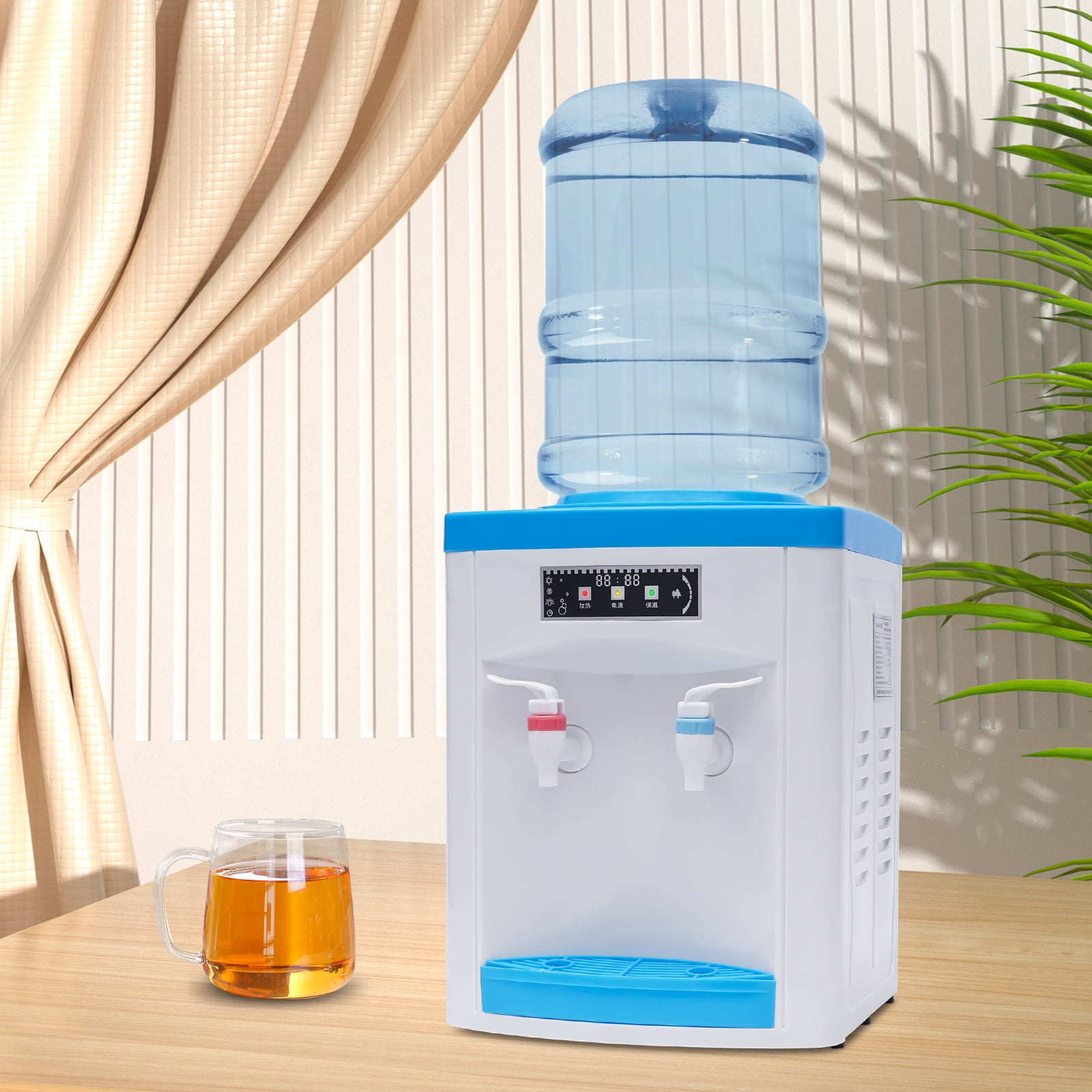 5 Gal 110 V / 60 HZ Freestanding Top Loading Cold Hot Water Cooler Dispenser 550 W For Home Office