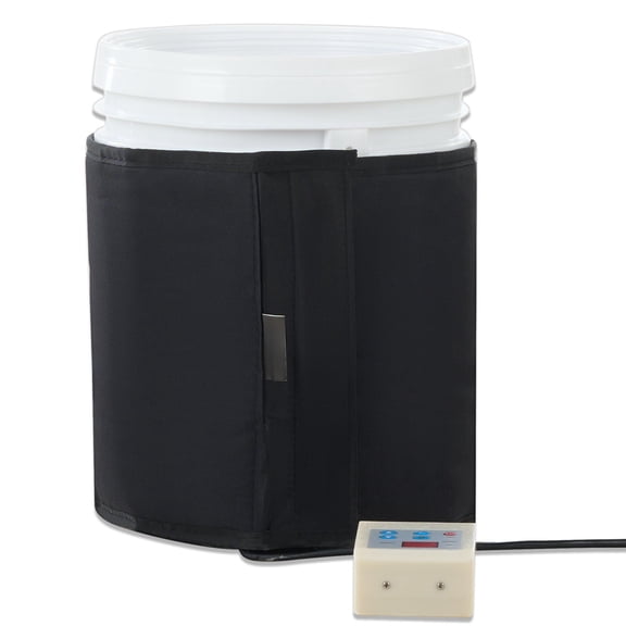 5 Gal Drum Heater 250W Adjustable Thermostat - Metal Bucket Heater Wrap for Winter, Industrial Use, Camping