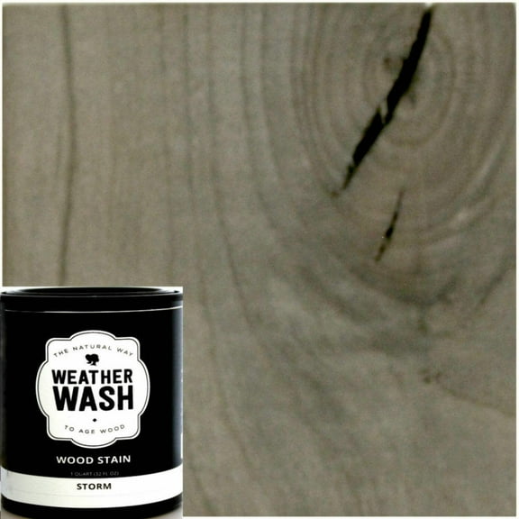 5 Gal. Storm Interior/Exterior WeatherWash Transparent Aging Wood Stain