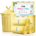 5 Gallon 80 Counts Strong Drawstring Trash Bags Garbage Bags by RayPard