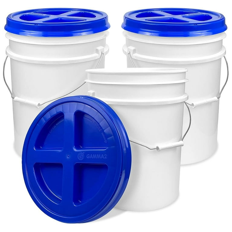 Sealed plastic best sale buckets