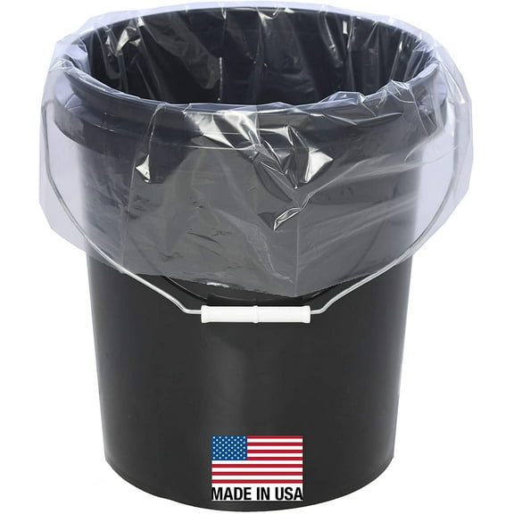 5 Gallon Bucket Liner Bags for Marinating and Brining, Food Grade, BPA Free, Extra Heavy Duty Leak Proof (10 pack)