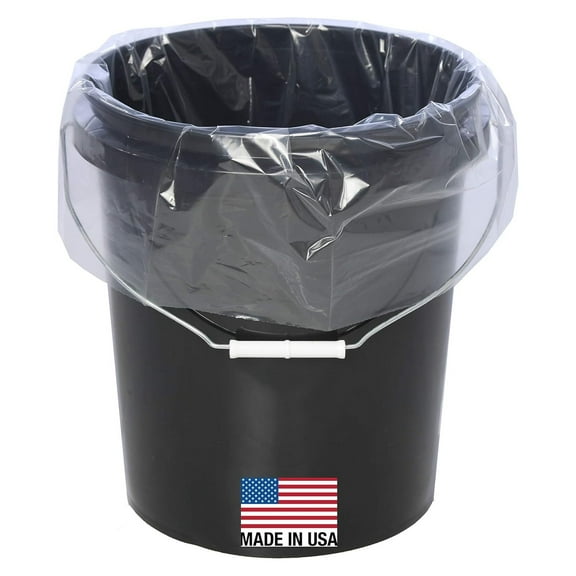 5 Gallon Bucket Liner Bags for Marinating and Brining, Food Grade, BPA Free, Extra Heavy Duty Leak Proof (10 pack)