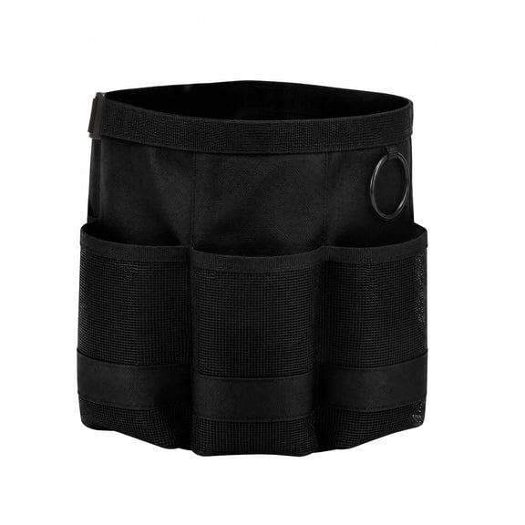 5 Gallon Bucket Tool Organizer, Heavy Duty Water-Resistant Tool Caddy Wrap with 6 Large Pockets & Hanging Ring, without Bucket