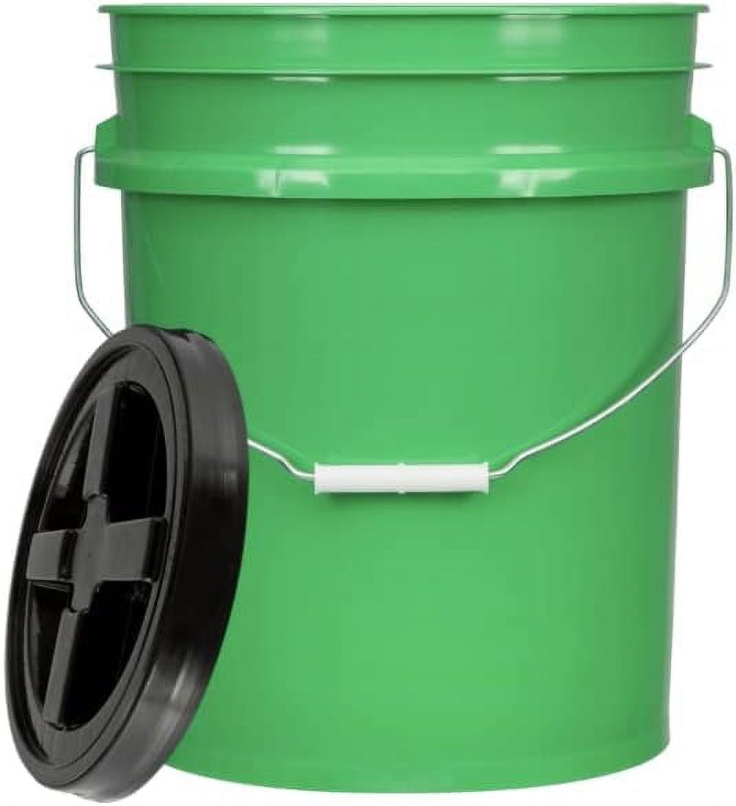 5 Gallon Buckets Pails With Screw On Air Tight Lids Food Grade BPA