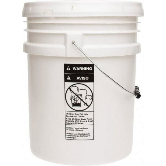 5 Gallon Chemical Resistant Poly Drum with Snap-On Lid