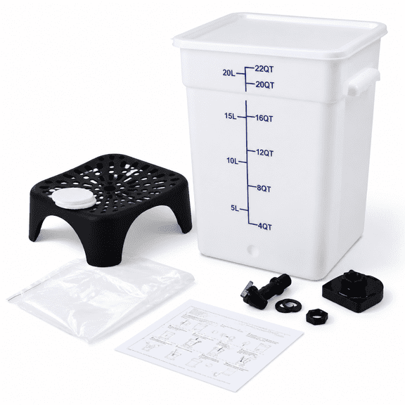 5 Gallon Commercial Cold Brew Coffee Maker System with Dual Filtration