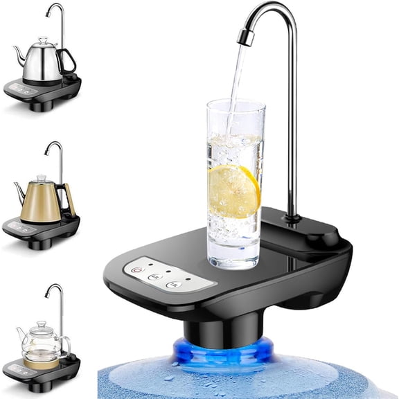 5 Gallon Drinking Water Dispenser Pump, Automatic Electric Bottle Pump for 1-5 Jugs, Gift Christmas, New Year