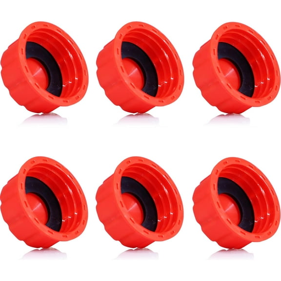 5 Gallon Gas Can Cap - Durable Replacement Lid for Gasoline Tanks, Portable & Coarse Thread Design, Fits Midwest, Scepter & Jerry Cans - Perfect for Small to Large Gas Containers(Pack of 6)