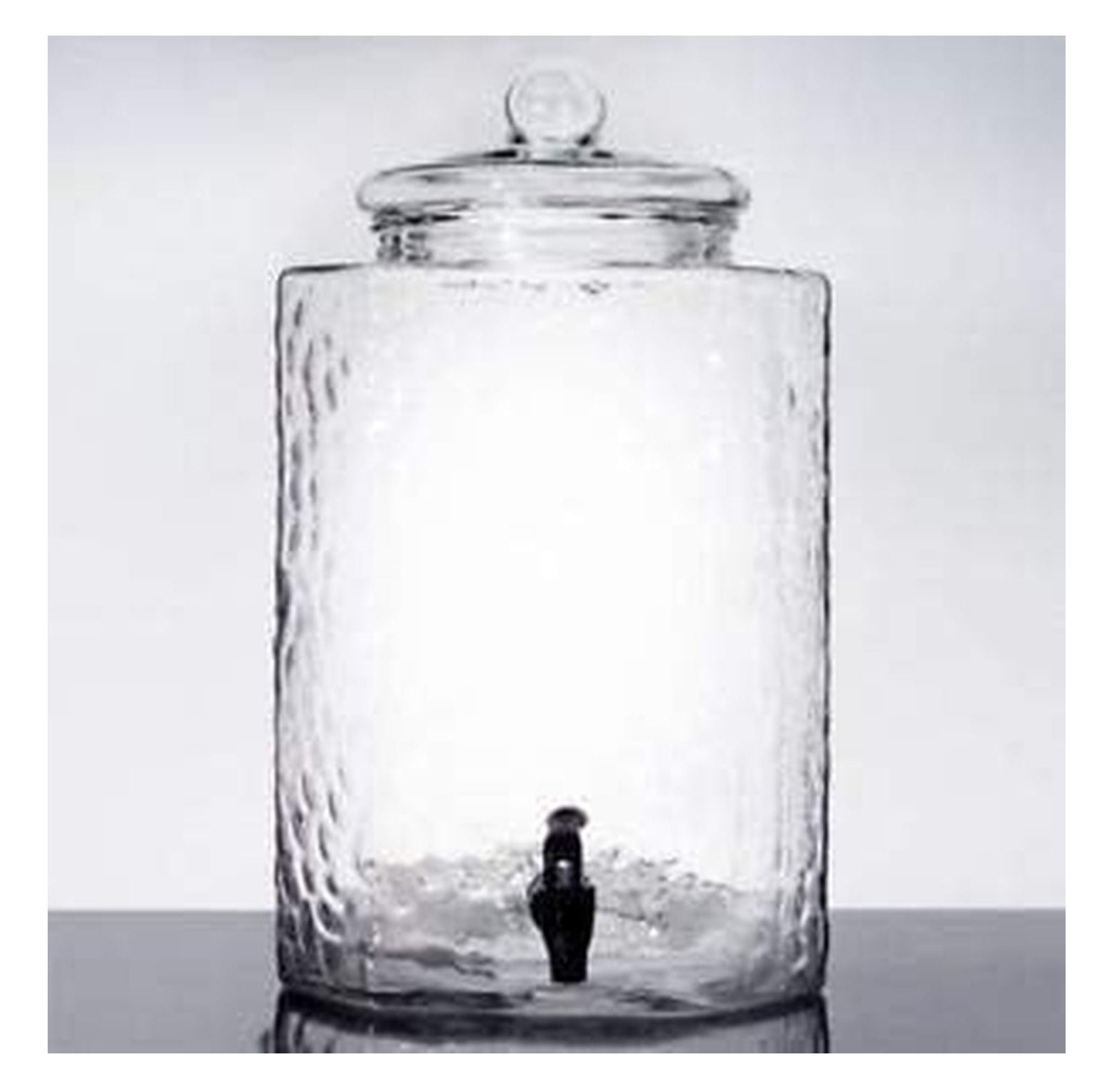 5 Gallon Hammered Glass Beverage Dispenser - Walmart.com