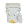 thumbnail image 1 of 5 Gallon Honey Food Grade Bucket with Honey Gate for Beekeeping Apiary and Screw on Lid (White), 1 of 14