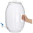 thumbnail image 1 of 5 Gallon Jug with Spout-Mexican Tapadera Aguas Frescas-Water Juice Beverage Dispenser- 20 L Clear Container-BPA Free Food Grade Plastic, 1 of 2