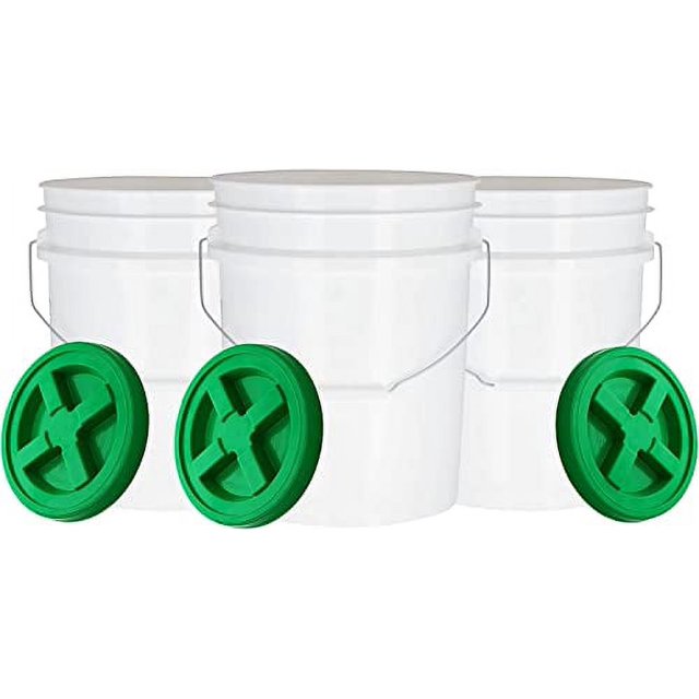 5 Gallon Made In Pail Food Grade Plastic Bucket With On Air Tight