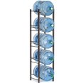 thumbnail image 1 of 5 Gallon Metal Water Jug Holder Storage Rack, 5 Tiers, Dark Brown, 1 of 6
