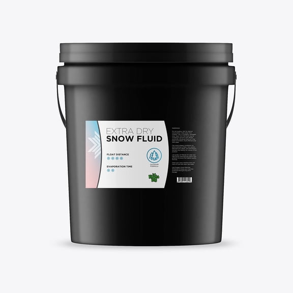 Froggy's Flakes® - EXTRA DRY - OUTDOOR FORMULA-5 Gallon Pail - Snow Juice Machine Fluid by Froggy's Fog® - (>30 Foot Float / Drop) Highly Evaporative Formula