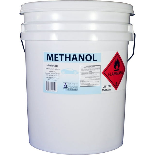 5 Gallon Pail of Pure Methanol Racing Biodiesel Gasoline Antifreeze